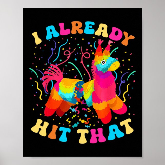 Affiche J'Ai Déjà Touché Ce Drôle Cinco De Mayo Mexique (Devant)
