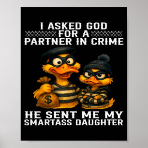 Affiche J'ai demandé à Dieu un partenaire de crime Il m'a