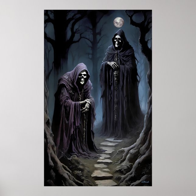 Affiche J'ai des frissons au clair de lune pâle (Devant)