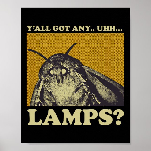 Affiche J'Ai Des Lampes, Un Mème D'Insecte De La Mousse (Devant)
