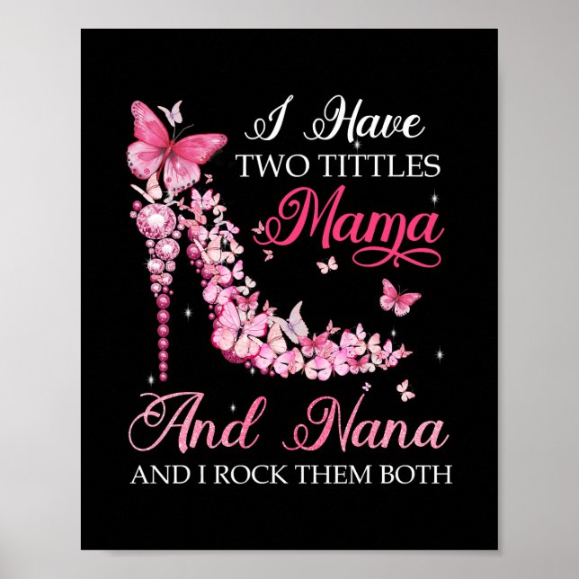 Affiche J'Ai Deux Titres Mama Nana High Heel Chaussures (Devant)
