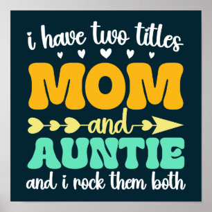 Affiche J'ai deux titres Maman et Tante Tante Tante de la
