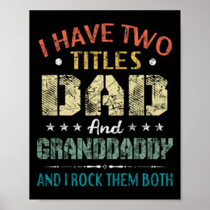 Affiche J'Ai Deux Titres Papa Et Grand-Papa Fantastiques P