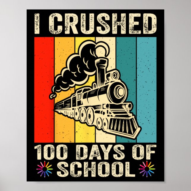 Affiche J'Ai Écrasé 100 Jours D'Enfants Scolaires (Devant)