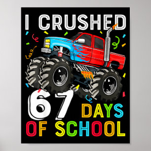 Affiche J'ai écrasé 67 jours d'école Drôle d'élèves Enseig