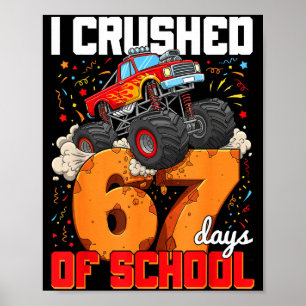 Affiche J'ai écrasé 67 jours d'école Génération Alpha Argo