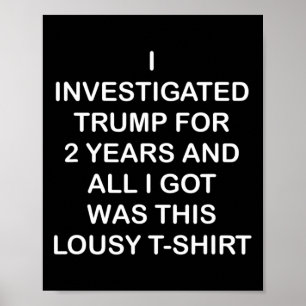 Affiche J'ai enquêté sur Trump pendant 2 ans