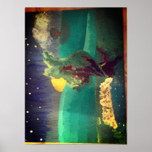 Affiche "J'ai erré seul comme un nuage"