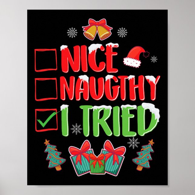 Affiche J'Ai Essayé Nice Ou Naughty 1 (Devant)