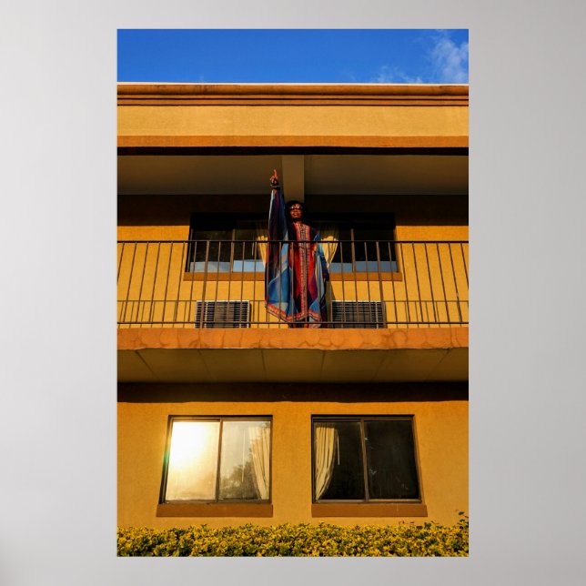 Affiche "J'ai été au sommet de la montagne" (Devant)