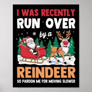 Affiche J'Ai Été Récemment Renversé Par Un Noël De Rennes