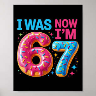 Affiche J'ai eu 7 ans pour mon anniversaire J'avais 6 ans