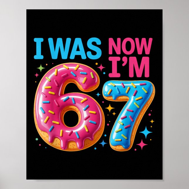 Affiche J'ai eu 7 ans pour mon anniversaire J'avais 6 ans  (Devant)