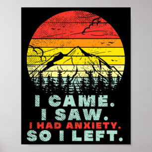 Affiche J'ai eu de l'anxiété Sensibilisation à la santé me