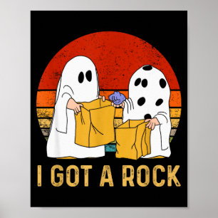 Affiche J'ai eu un t-shirt Rock Halloween Trick Or Treat G