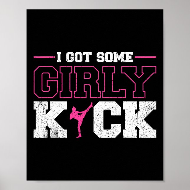Affiche J'ai fait du kickboxing féminin (Devant)