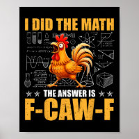 J'ai fait le calcul, la réponse est F-caw-f Funny