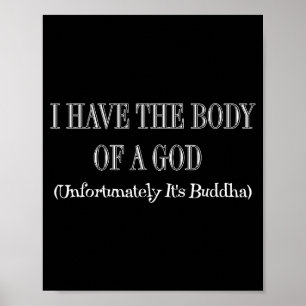 Affiche J'ai le corps d'un dieu Malheureusement c'est Boud