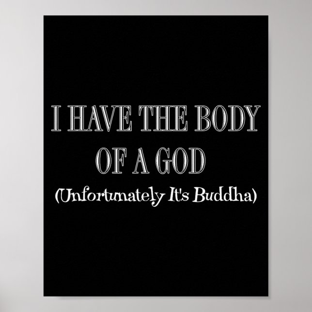 Affiche J'ai le corps d'un dieu Malheureusement c'est Boud (Devant)