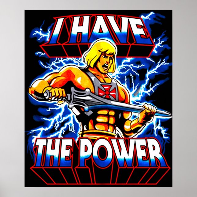 Affiche J'Ai Le Power Heman (Devant)