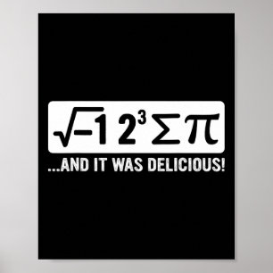 Affiche J'Ai Mangé Quelques Pi - Drôle Jour Pi Et Math Lov
