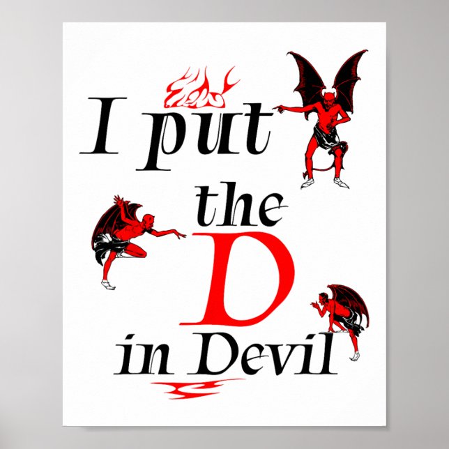 Affiche J'Ai Mis D Dans Le Diable Correspondant Couple Drô (Devant)