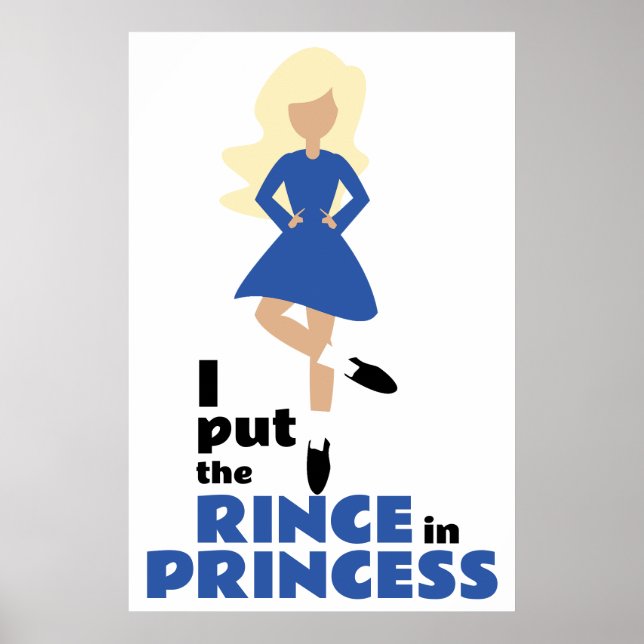 Affiche J'ai mis la coing dans la princesse Blond Hair Iri (Devant)