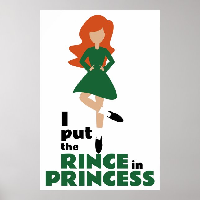 Affiche J'ai mis le coing dans la princesse Brown cheveux  (Devant)