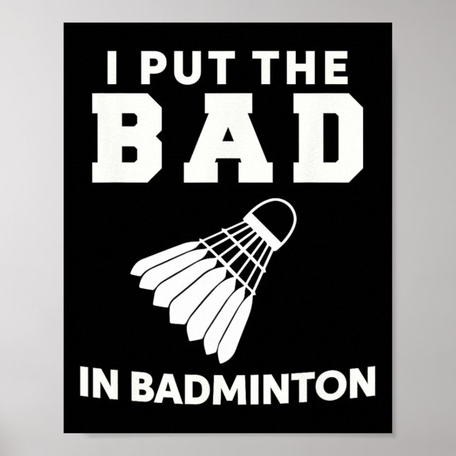 Affiche J'Ai Mis Le Mauvais Dans Badminton 3 (Devant)