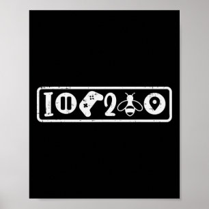 Affiche J'ai mis mon jeu en pause pour être ici Icons Homm