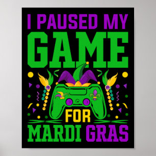 Affiche J'ai mis mon jeu en pause pour le plaisir du jeu v
