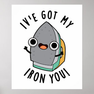 Affiche J'ai mon fer vous drôle de jeu de mots sur les app