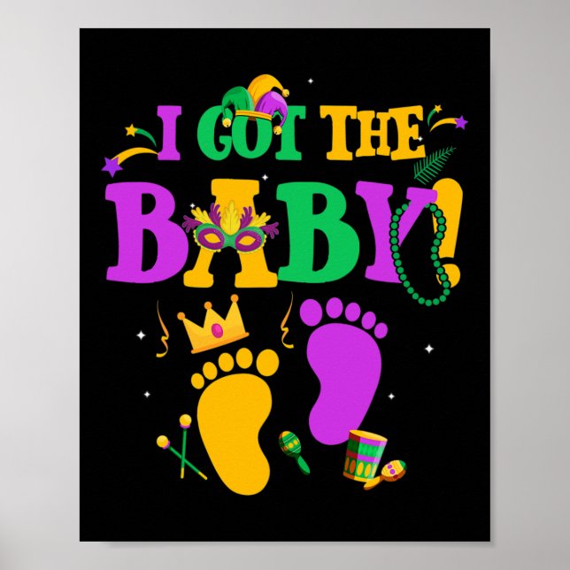 Affiche J'Ai Obtenu Le Carnaval Byby Mardi Gras Parade (Devant)