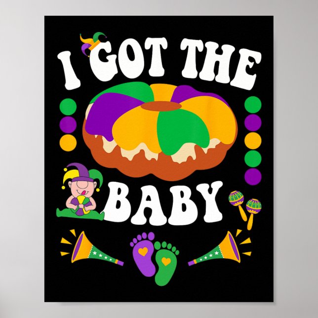 Affiche J'Ai Obtenu Le Carnaval De Mardi Gras De Byby Cute (Devant)