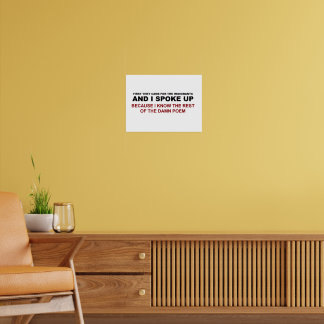 Affiche J'ai parlé