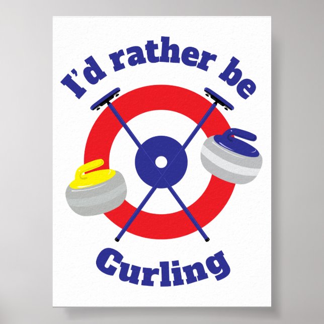 Affiche J'Ai Plutôt Le Curling (Devant)