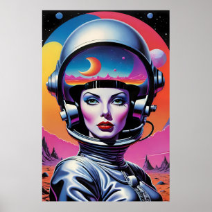 Affiche J'ai quitté mon coeur dans l'espace
