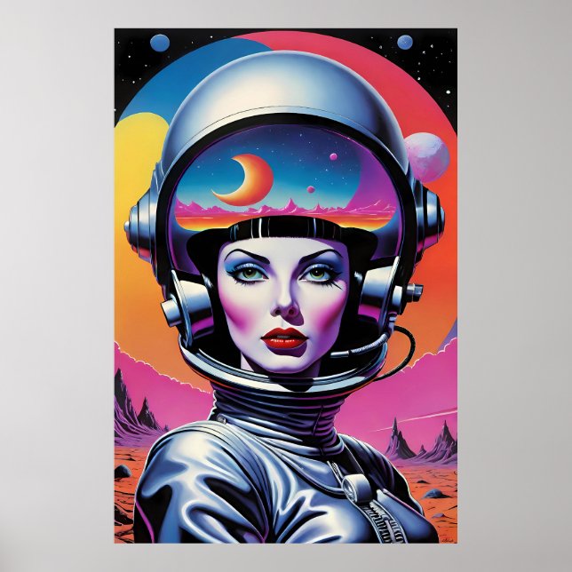 Affiche J'ai quitté mon coeur dans l'espace (Devant)
