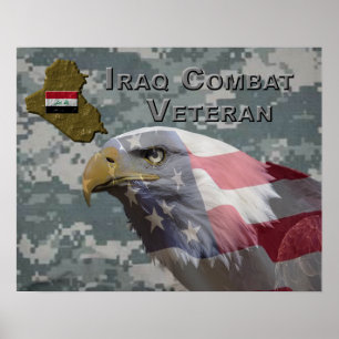 Affiche J'ai servi - Iraq Combat Veteran