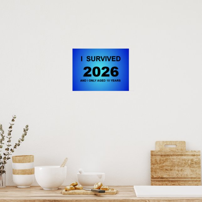Affiche J'ai survécu 2026 (Cuisine)
