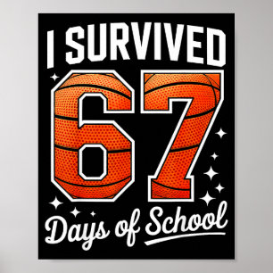 Affiche J'ai survécu 67 jours de basket-ball scolaire Six