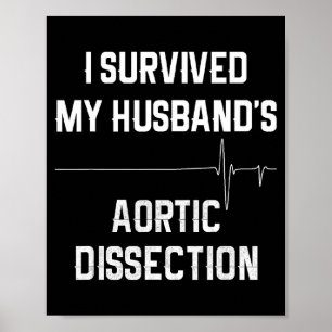 Affiche J'ai survécu à la dissection aortique de mon mari