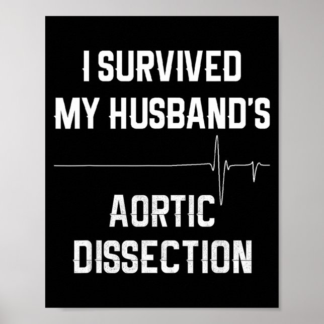Affiche J'ai survécu à la dissection aortique de mon mari  (Devant)