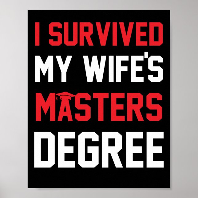 Affiche J'ai survécu à la maîtrise de ma femme (Devant)