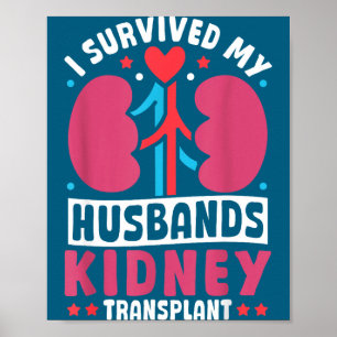 Affiche J'ai survécu à la transplantation rénale de mon ma