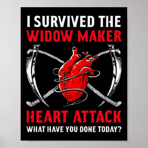 Affiche J'Ai Survécu À L'Attaque Cardiaque Du Créateur Veu