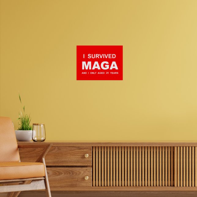Affiche J'ai survécu à MAGA  (Salon 2)
