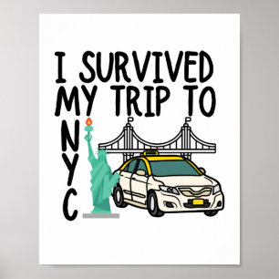 Affiche J'ai survécu à mon voyage à New York