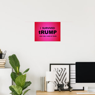 Affiche J'ai survécu à tRUMP