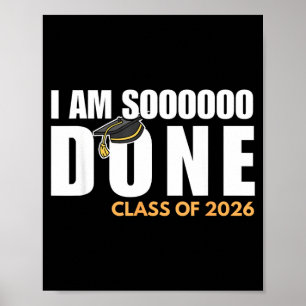 Affiche J'ai terminé classe 2026 finissants remise des dip
